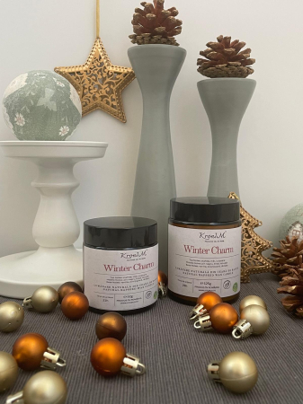 Lumanare naturala din ceara de rapita parfumata Winter Charm [1]