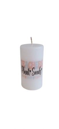 Back to school - Lumanare "Teacher Plant Seeds" D5.2xH9.7 cm