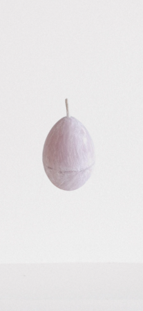 Lumanari Decorative de Paste - Lumânări Naturale Artizanale în Formă de Ou - Culoare Lila