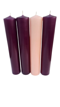 Set 4 Lumanari  Advent D7xH40cm [1]