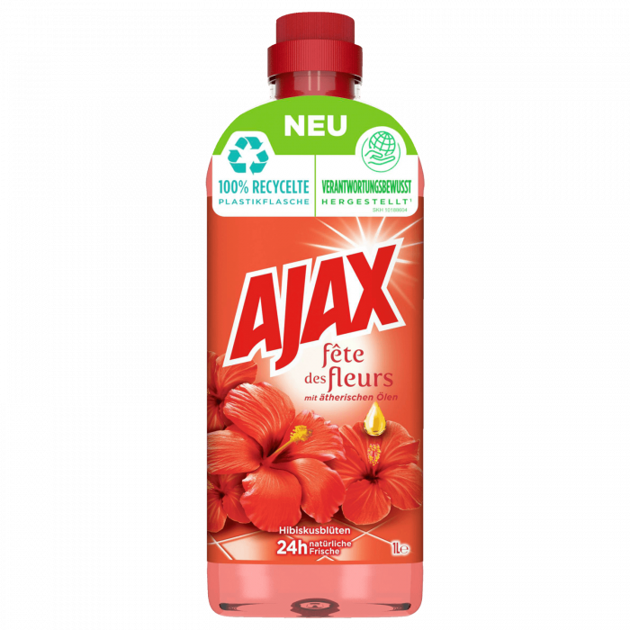 Ajax - Detergent Universal Suprafete -Flori de  Hibicus - 1L [1]