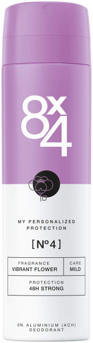 Deodorant Spray - 8x4 -  No.4 Vibrant Flower - 150ml [1]