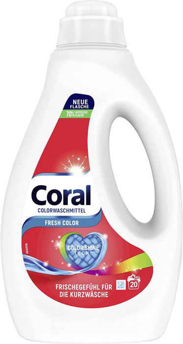 Coral - Detergent lichid - Fresh Color - 1L [1]