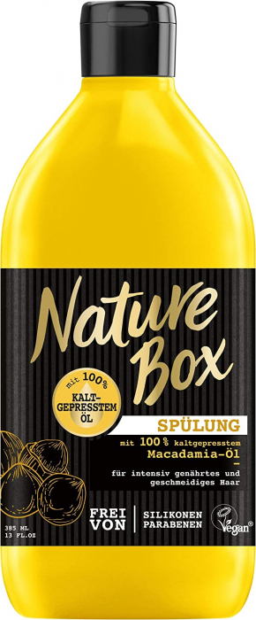 Balsam de par - Nature box - 385ml ulei de macadamia [1]