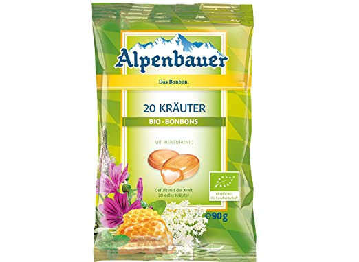 Alpenbauer - Bomboane bio cu 20 de plante si miere - 90g [1]