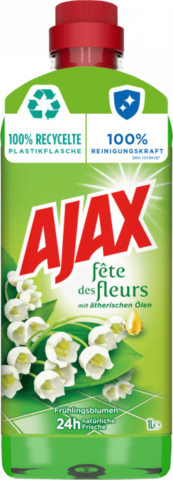 Ajax - Detergent Universal Suprafete - Flori de primavara -  1L [1]