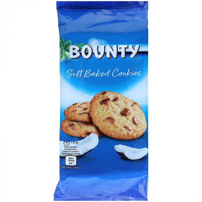 Biscuiti Bounty - Soft baked cookies - 189g [1]