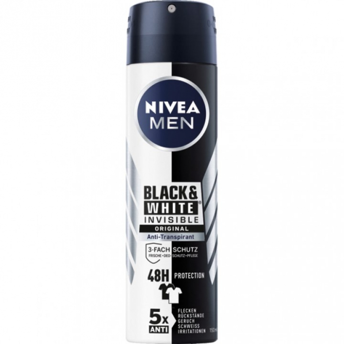 Deodorant - Nivea Men - Black&White Invisible - 150ml [1]