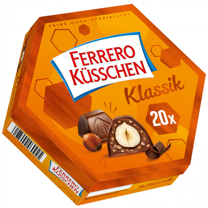 Ferrero - Küsschen Klassik - Ciocolata cu alune intregi - 20 buc [1]