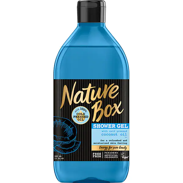 Gel de dus cu ulei de cocos - Nature Box - 385ml [1]