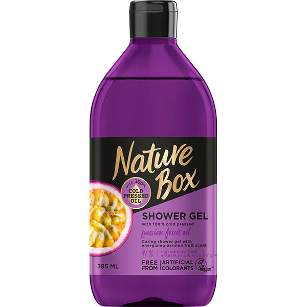 Gel de dus cu ulei din fructul pasiunii - Nature Box - 385ml [1]