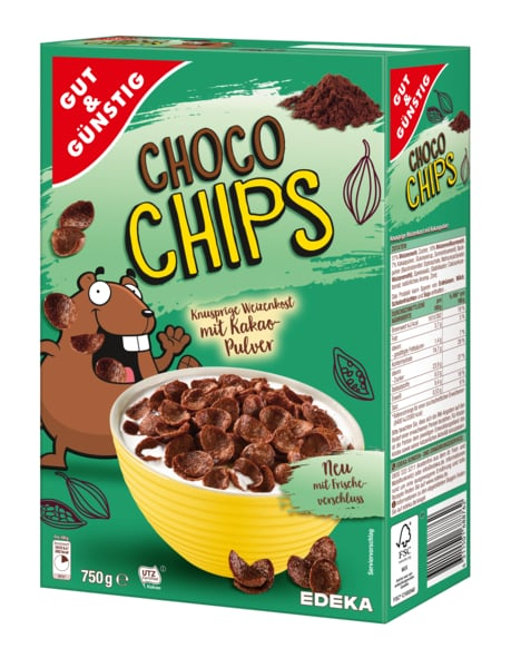 Cereale Choco Chips- Gut&Gunstig 750g [1]