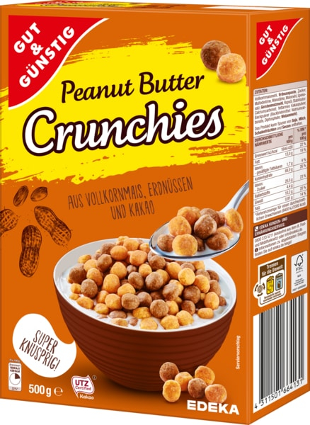 Cereale Peanut Butter Crunchies -Gut&Gunsting 500g [1]