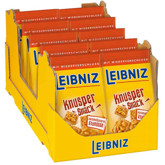Leibniz Snack Crunchy Arahide caramelizate 175g [2]