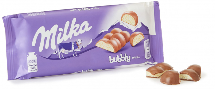 Milka - Ciocolata Bubbly White - 100g [1]