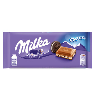 Milka - Ciocolata cu lapte si oreo - 100g [1]