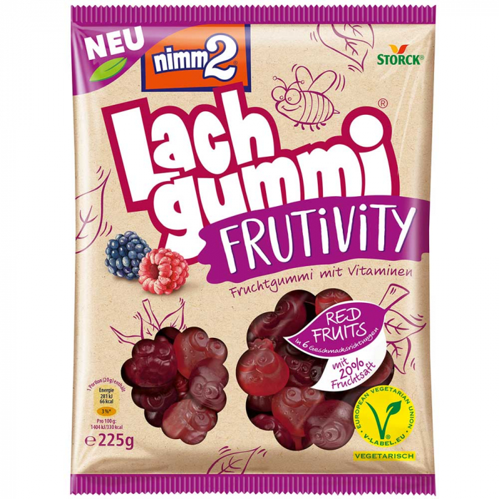 Nimm2 guma de fructe rosii in  6 arome 225g [1]