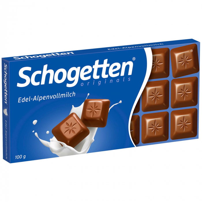 Schogetten - ciocolata cu lapte alpin - 100g [1]