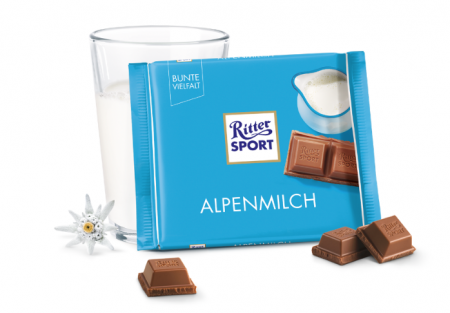 Ritter Sport - Ciocolata cu lapte alpin - 100 grame [1]