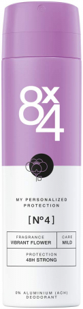 Deodorant Spray - 8x4 -  No.4 Vibrant Flower - 150ml [0]
