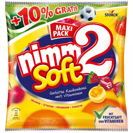 Nimm2 bomboane mestecabile cu suc de fructe si vitamine 195G [0]