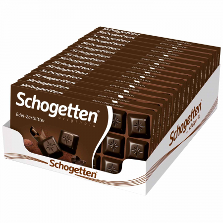 Schogetten - ciocolata neagra - 100g [1]