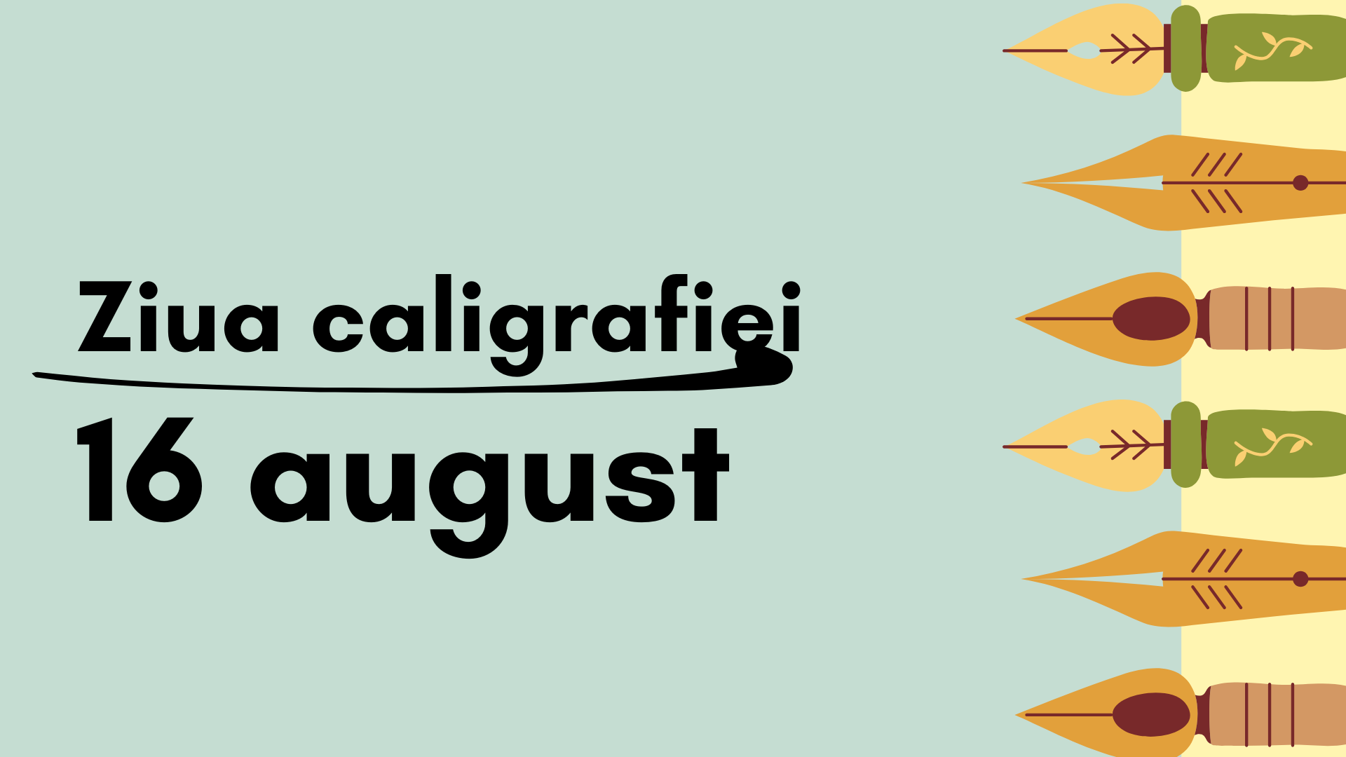 Caligrafie: Ce inseamna, cand se sarbatoreste si de ce este importanta pentru copii