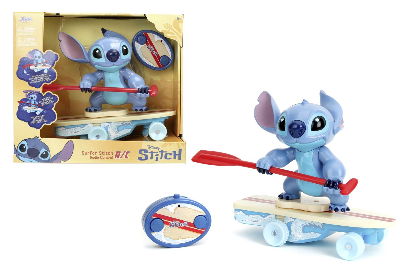 Jucării și Jocuri pentru copii - Jada disney stitch placa de surf cu telecomanda si figurina stitch