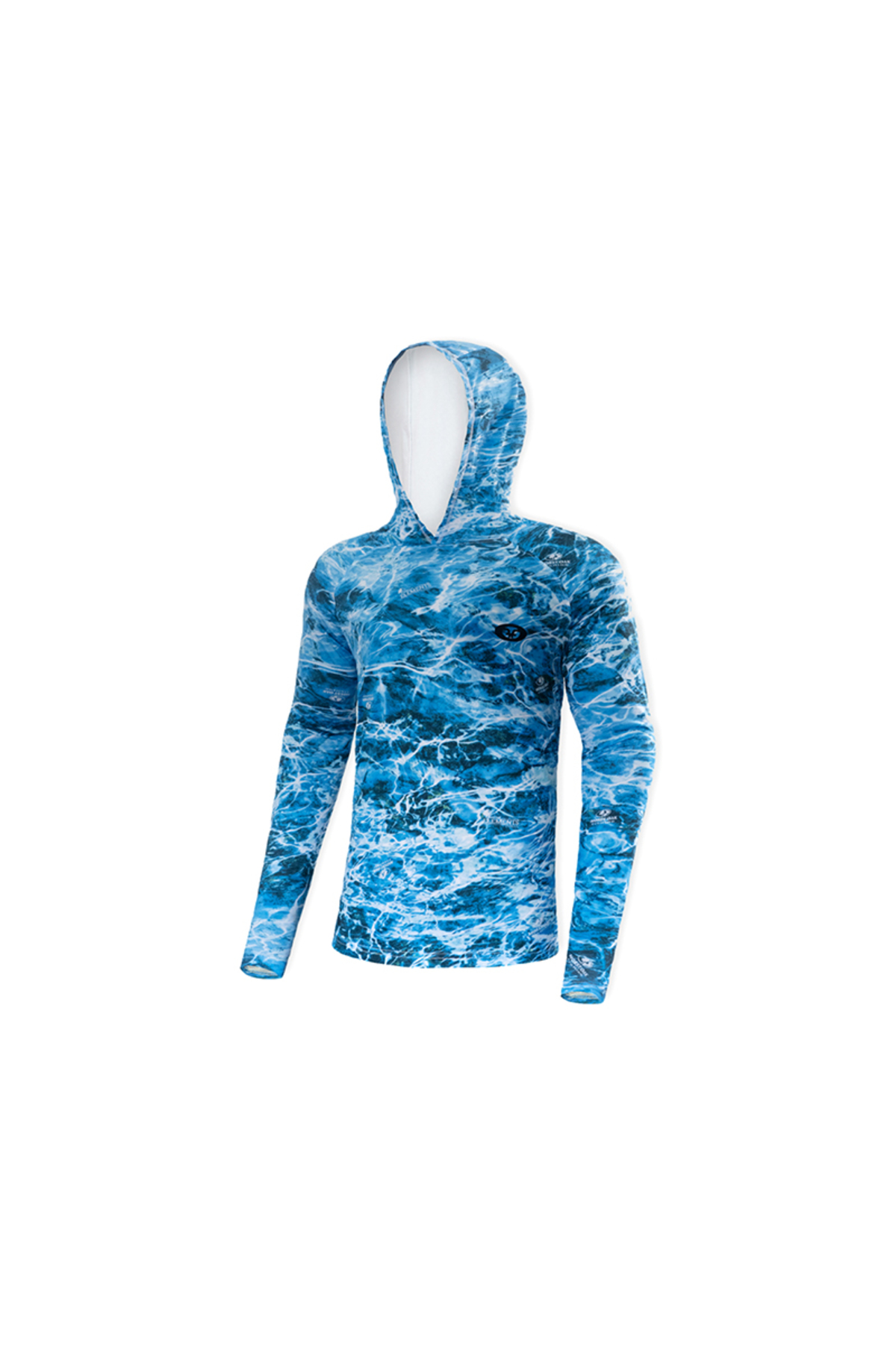 Bluza Flying Fisherman Performance Hoodie Mossy Oak Nautical L [0]