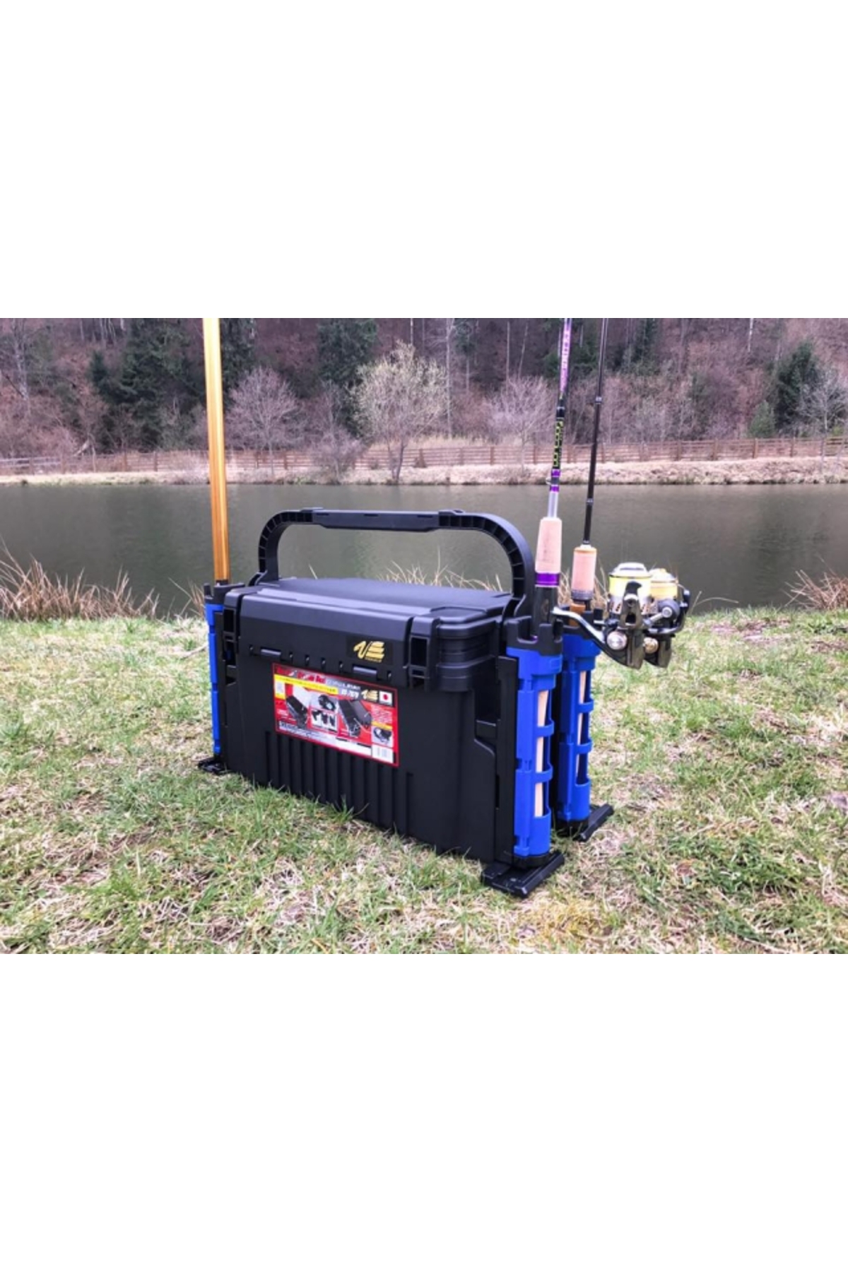 Suport Meiho Rod Stand BM-230 Black / Blue Rod Stand BM-230 Black / Blue [2]