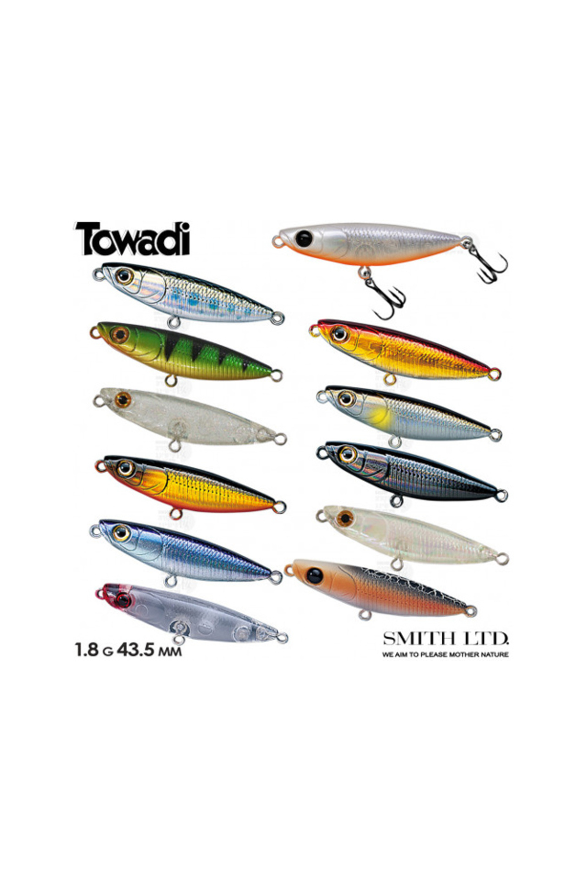 Vobler Smith Towadi 43.5mm 1.8g #01 F 43.5mm 1.8g #01 [1]