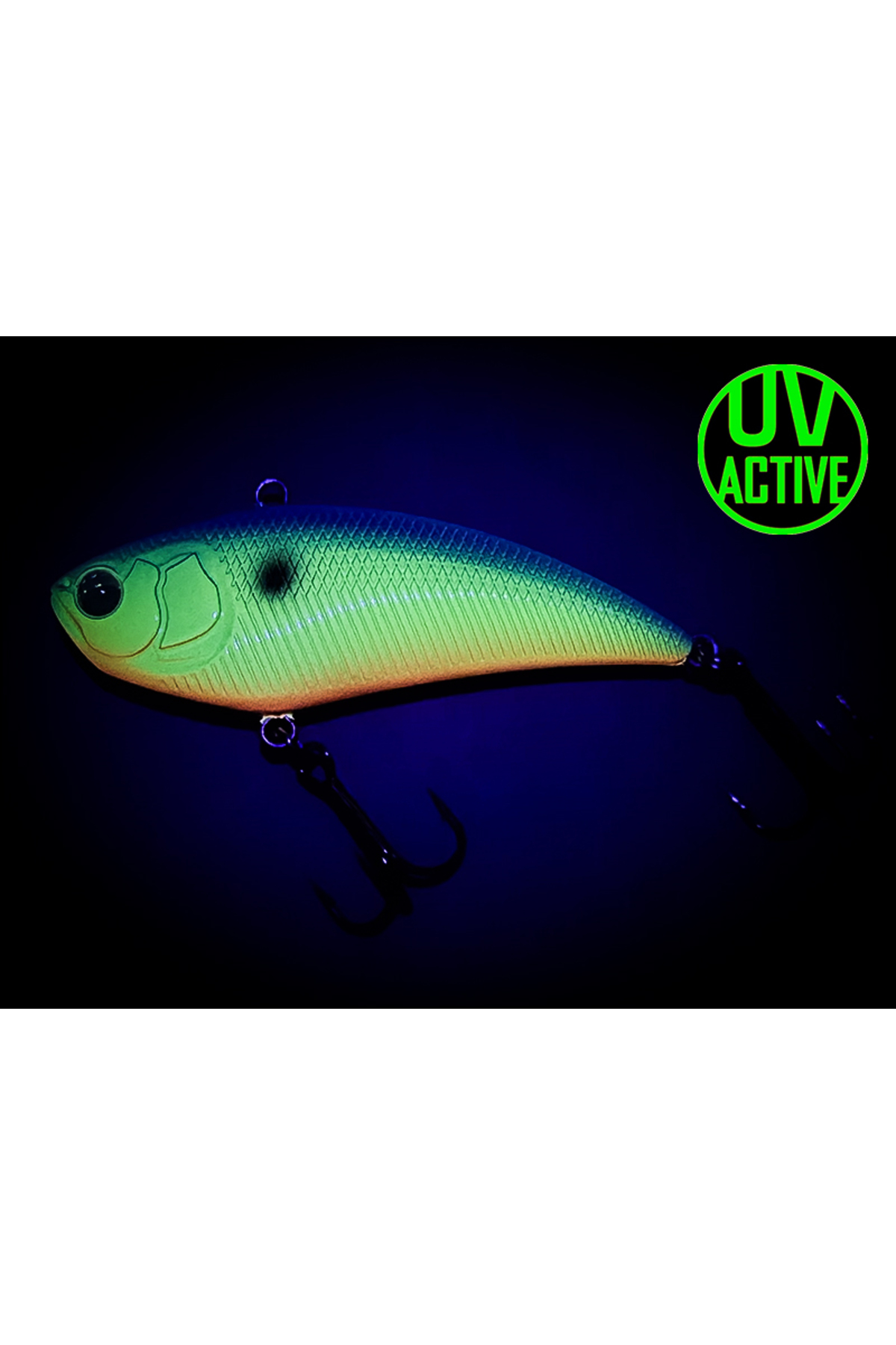 Vobler RTB Vibration 68TG 6.8cm 21g #11 Matte Blue Back Yellow S 6.8cm 21g Matte Blue Back Yellow [1]