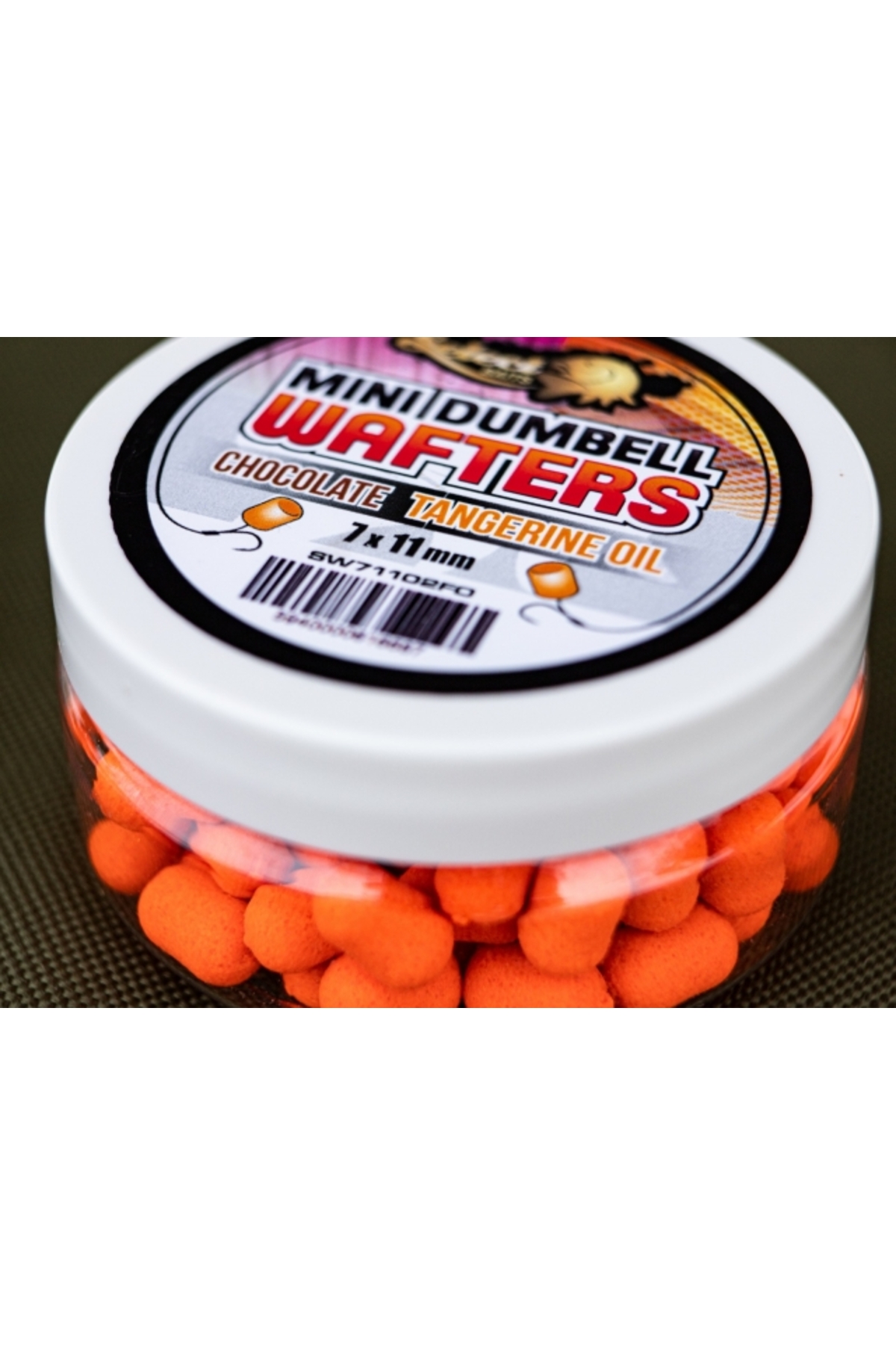 Select Baits Mini Dumbells Wafters Chocolate and Tangerine Oil 7 x 11mm 7 x 11mm [2]