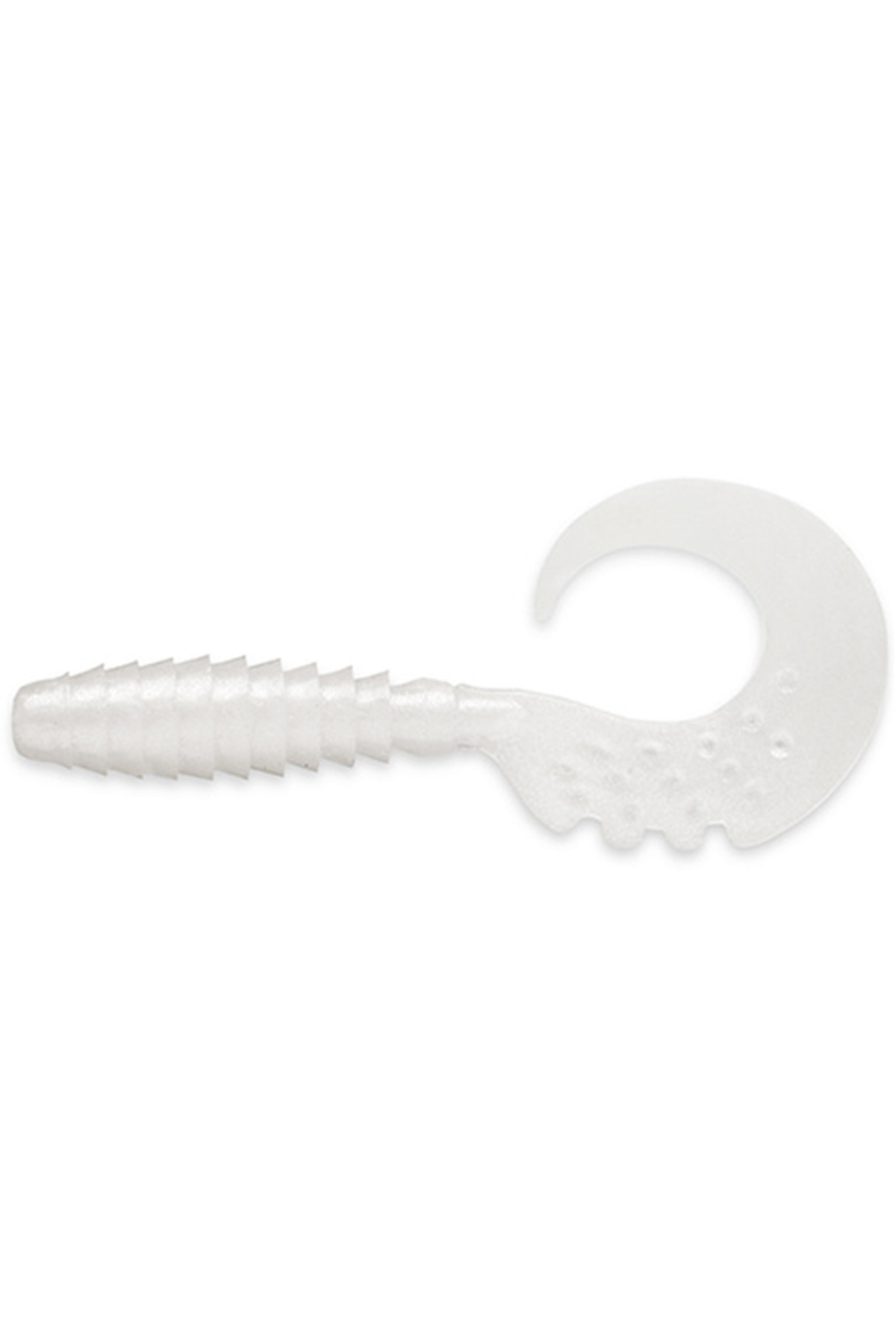 FishUp Fancy Grub 6.3cm #081 Pearl 6.3cm Pearl [0]