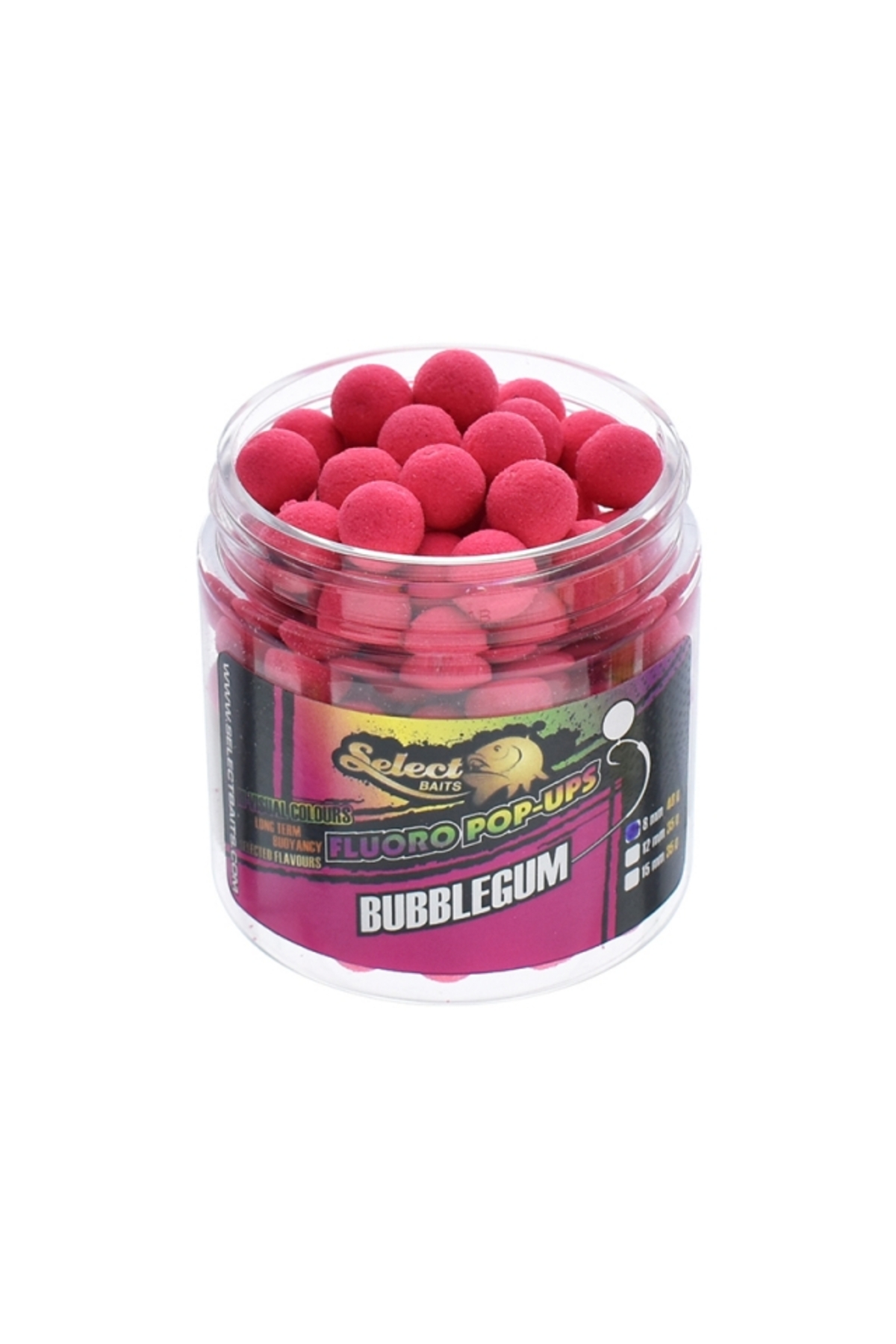 Select Baits pop-up micro Bubblegum 8mm 8mm [0]