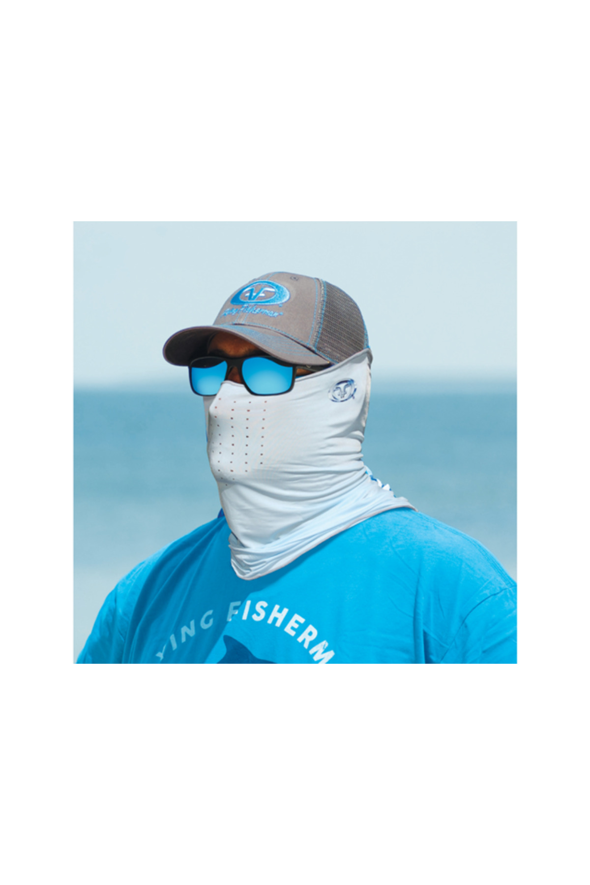 Bandana Flying Fisherman Sunbandit Pro Series Facemask Steel Blue Steel Blue [1]