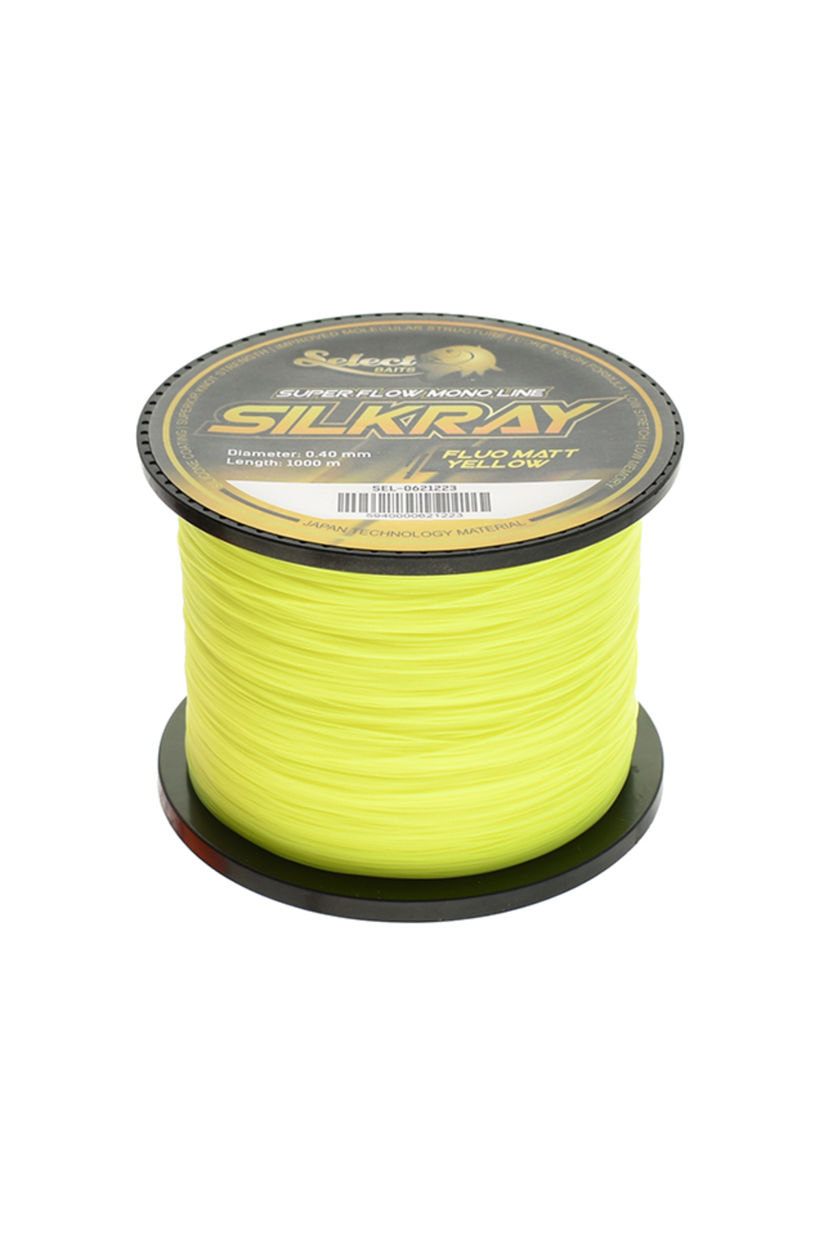 Select Baits SilkRay Fluo Matt Yellow 1000m 0.26mm [0]