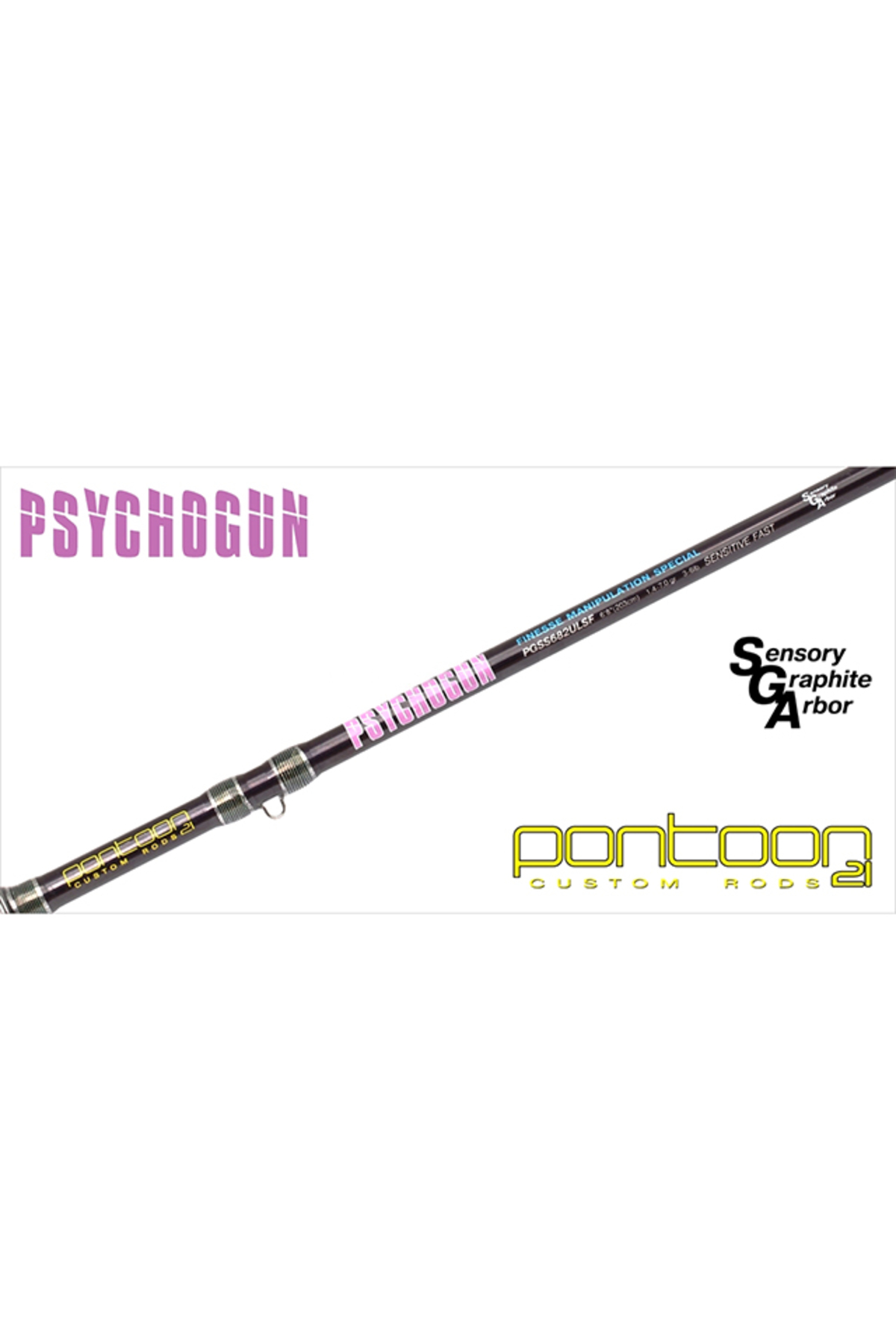 Lanseta Pontoon21 Psychogun PGSS822MHSF 2.49m 12-42g Fast Psychogun 2.49m 12-42g Fast [2]
