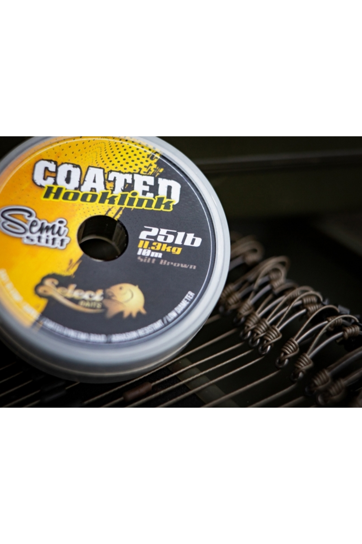 Fir textil Select Baits Coated Hooklink Semi-Stiff 25lb [1]