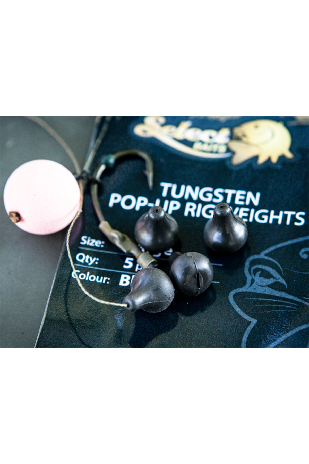 Select Baits Tungsten Pop-up Rig Weights Large [3]