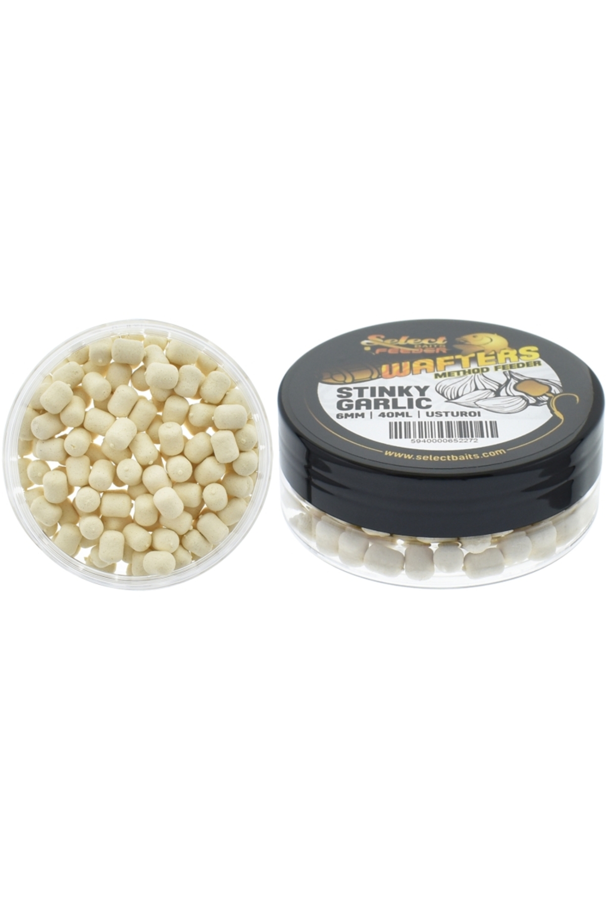 Momeli critic echilibrate Select Baits Method Feeder Wafters Stinky Garlic 4mm [0]