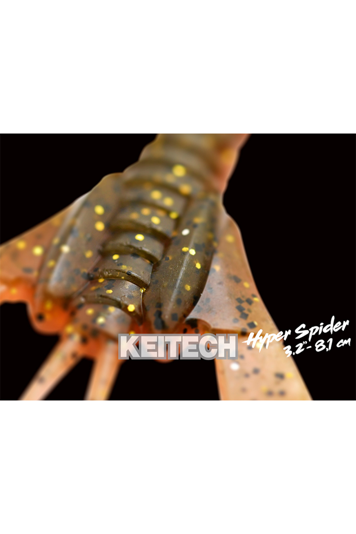 Keitech Hyper Spider Electric Shrimp 445 8.1cm [3]