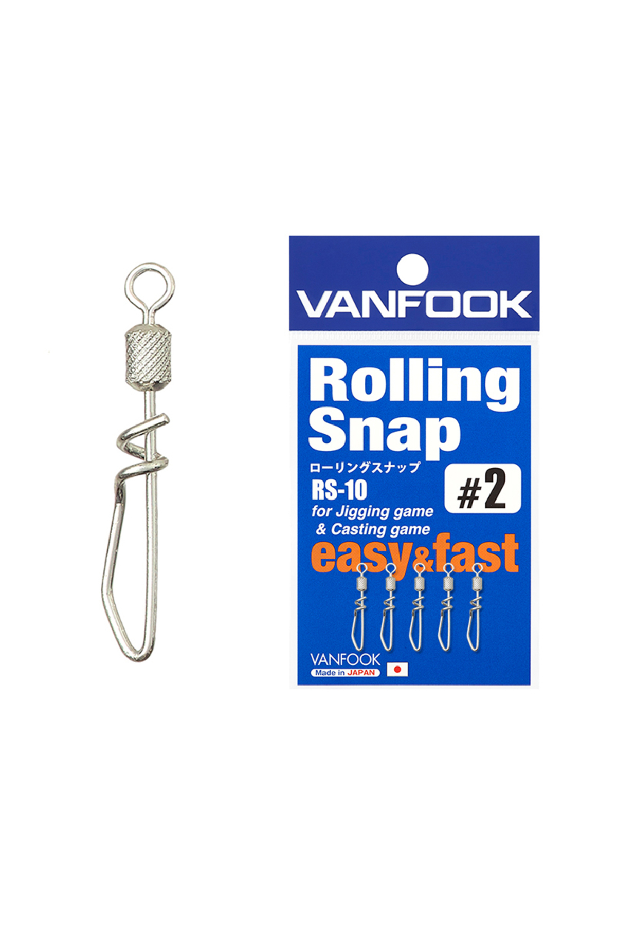 Vartejuri cu agrafa rapida Vanfook RS-10 Rolling Snap #2 [0]