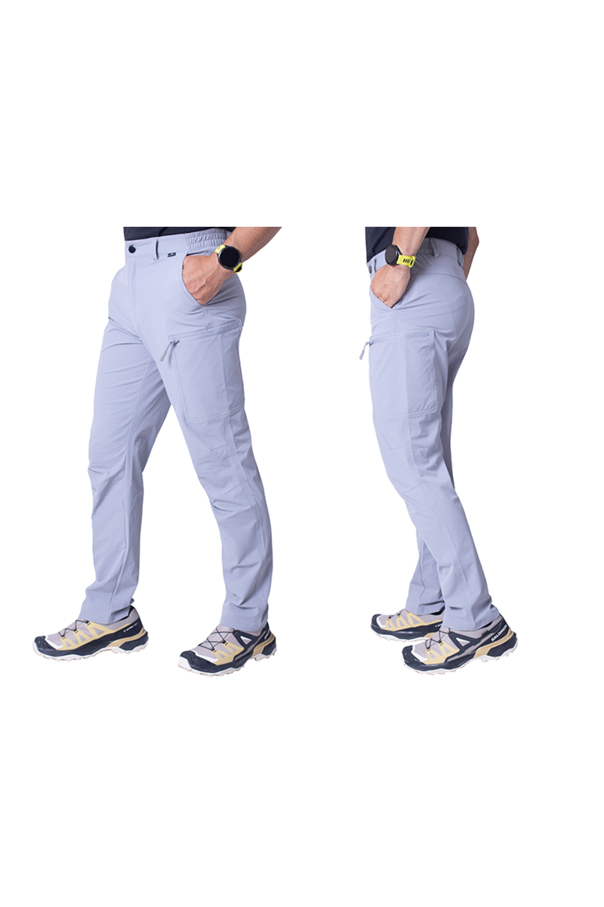 Pantaloni RTB QuickDry Performance SPF+50 Light Grey Large (EU 34) [2]