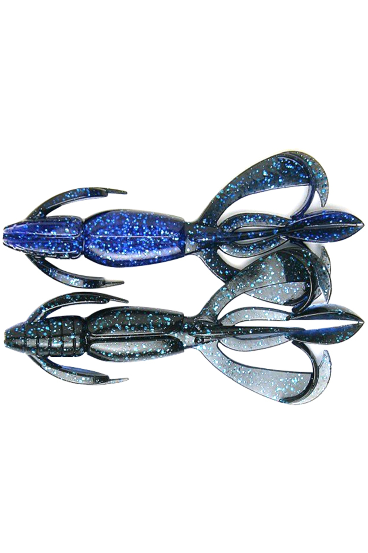 Nălucă - Keitech Crazy Flapper Black Blue 413 7.1cm