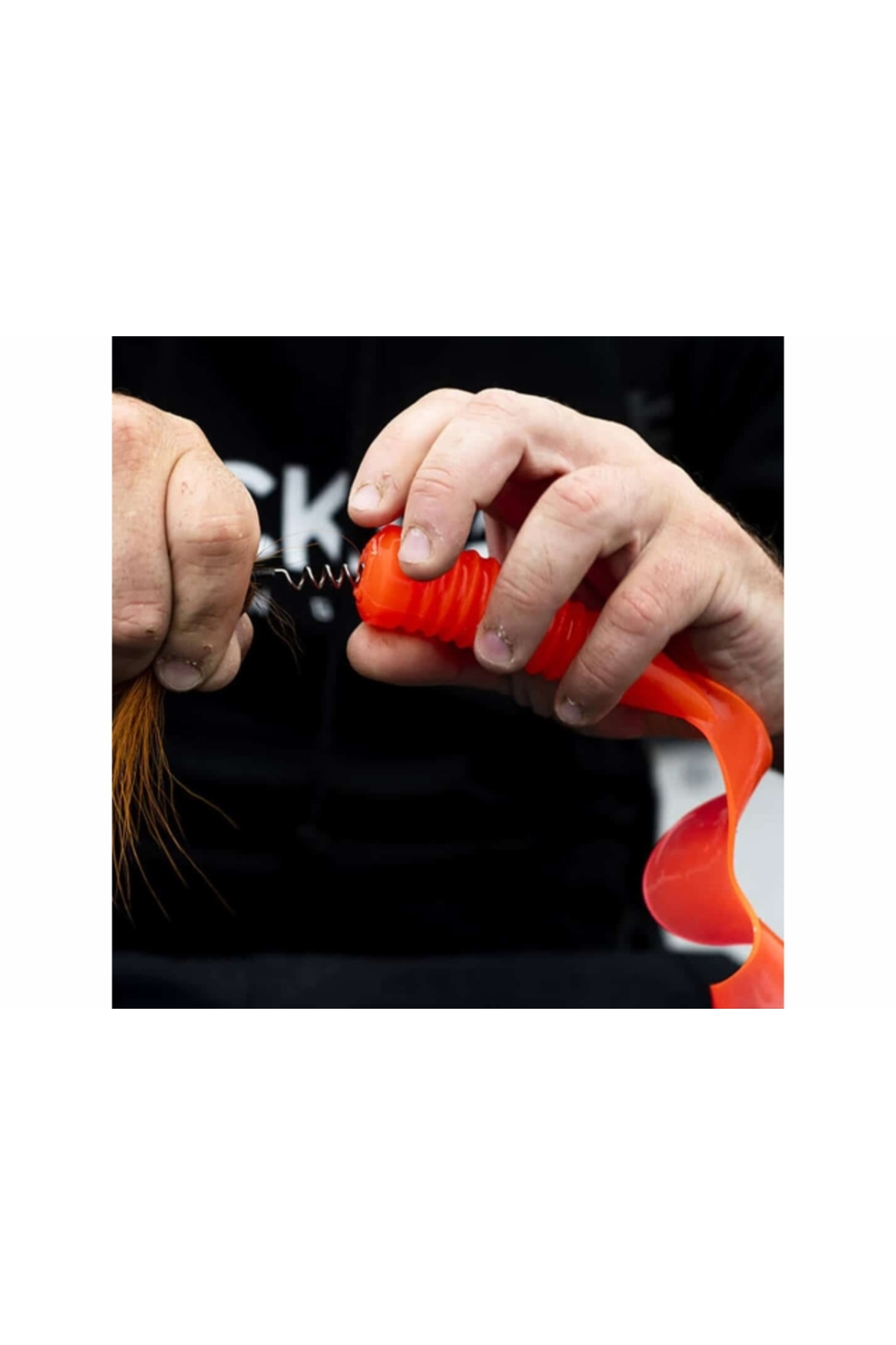 Coada de rezerva Blackbay Blacktail Curly L 19cm 55g Bloody Red 19cm 55g Bloody Red [1]