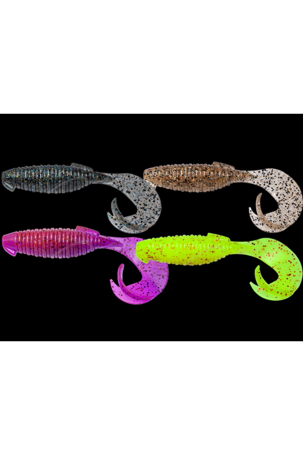 Keitech Flapper Grub Lime Chartreuse 424M 10cm [2]