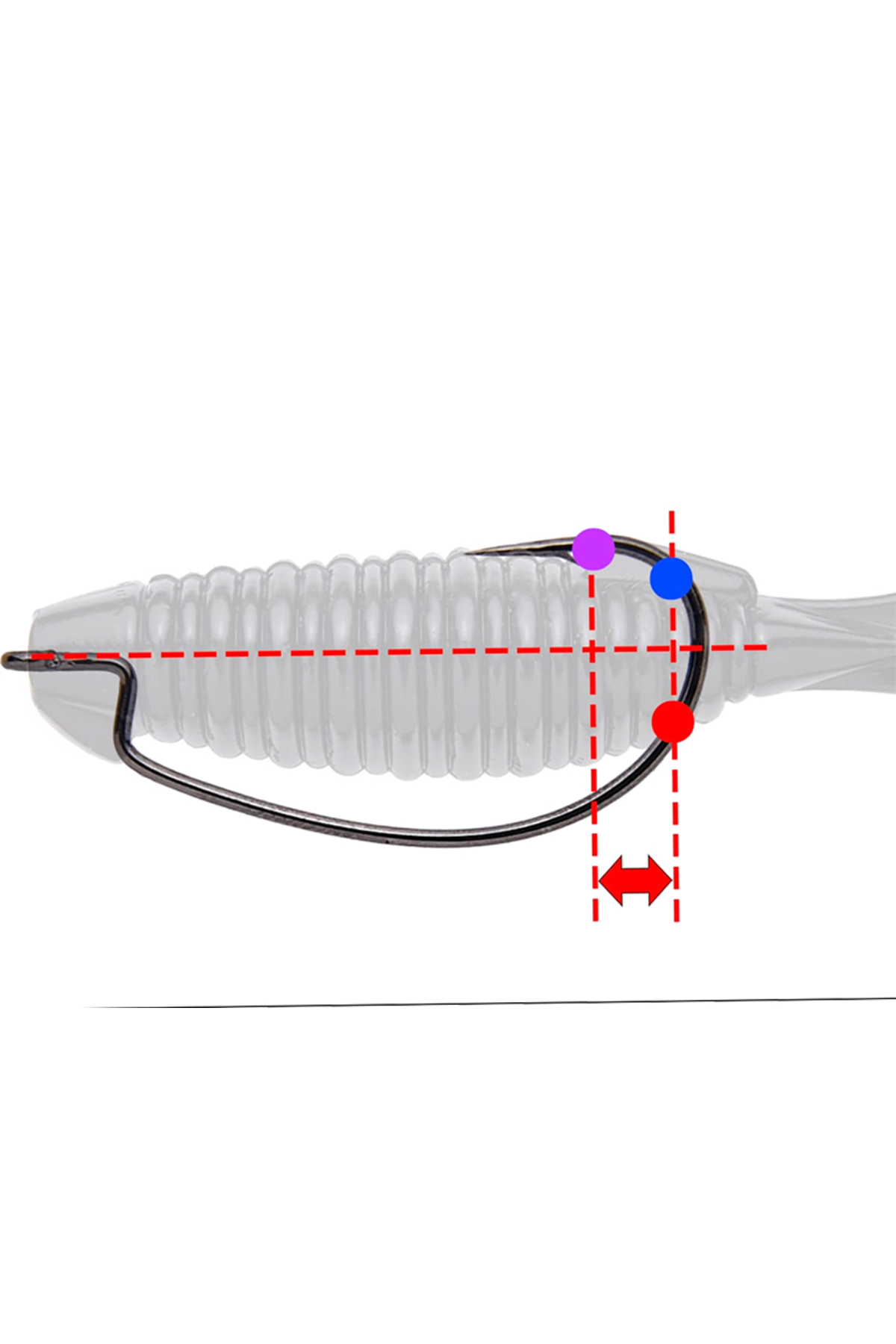 Keitech Flapper Grub Silver Shad 320 10cm [3]