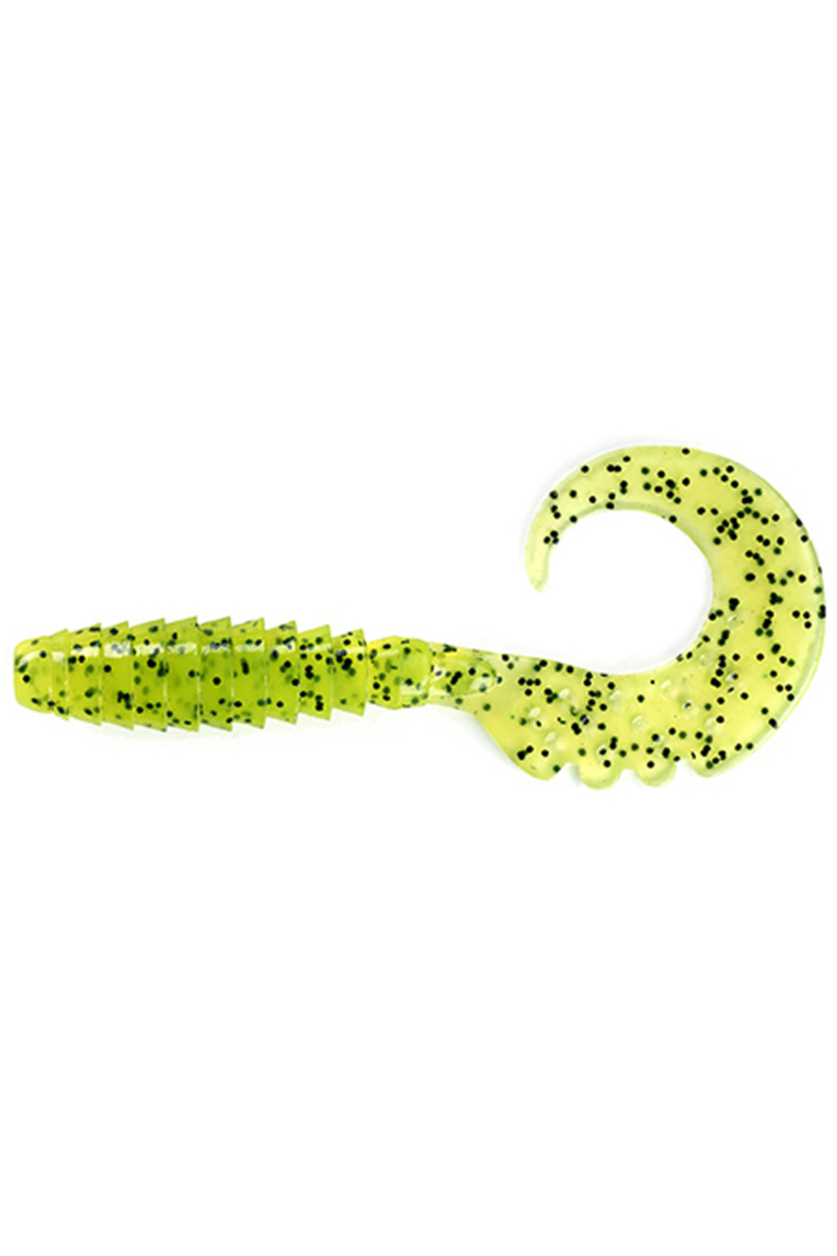FishUp Fancy Grub 2.5cm #055 Chartreuse Black 2.5cm #055 Chartreuse Black [0]