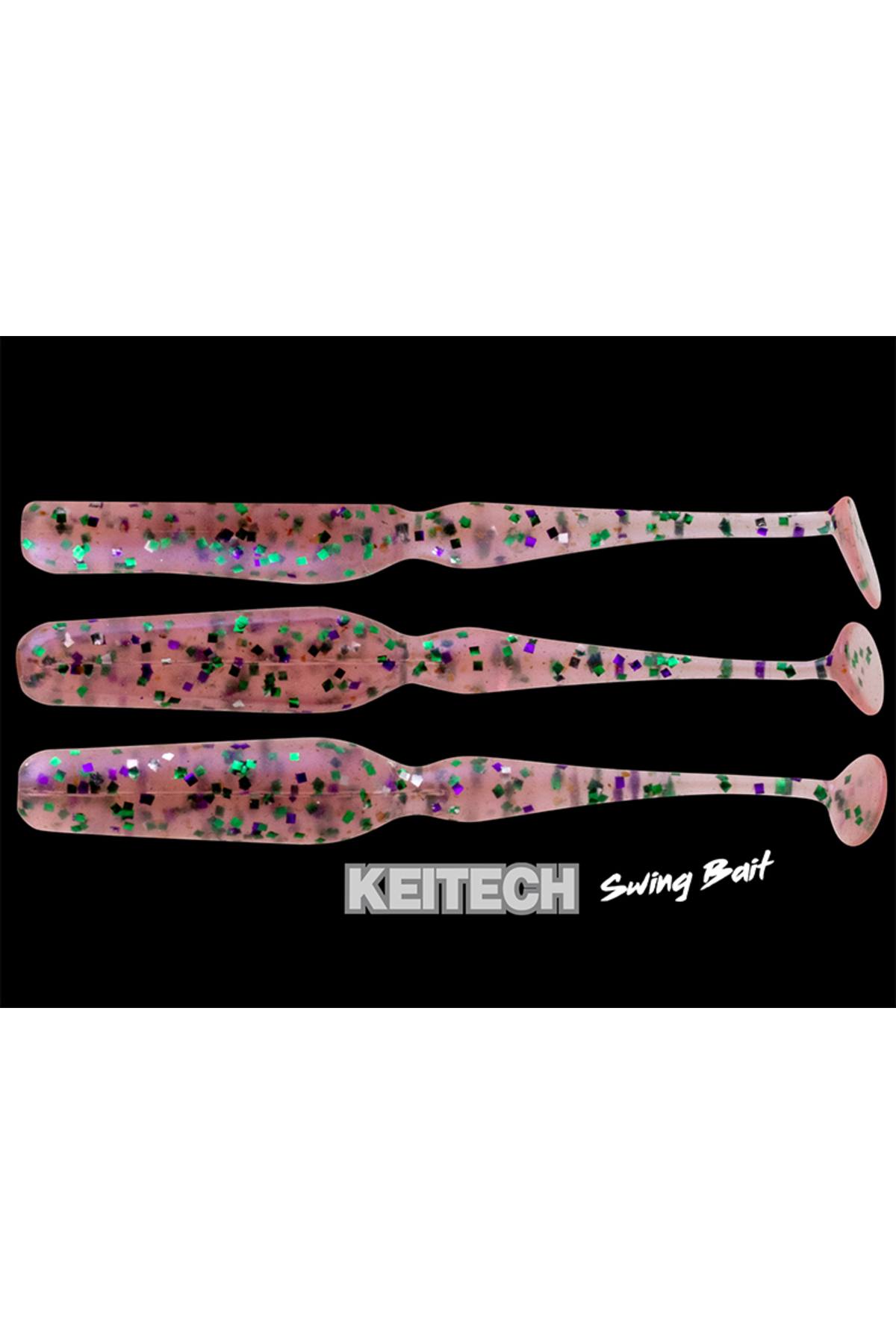 Keitech Swing Bait Purple Chameleon Silver Flake 33 7.1cm [2]